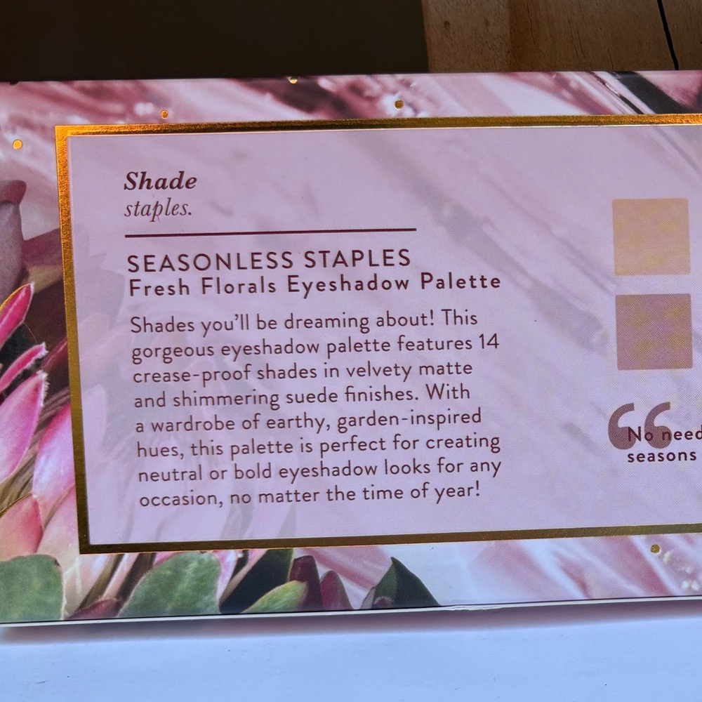 Laura Geller Seasonless Staples in Fresh Florals 14 eyeshadows BRAND NEW - Picture 5 of 8